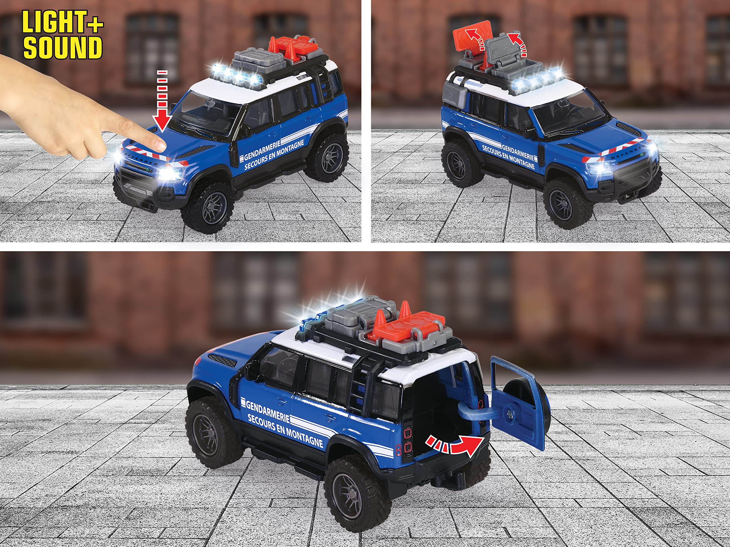 Coffret Majorette Pompiers N°711 – Range Rover Et Véhicule, Scellé En Boîte (occasion)