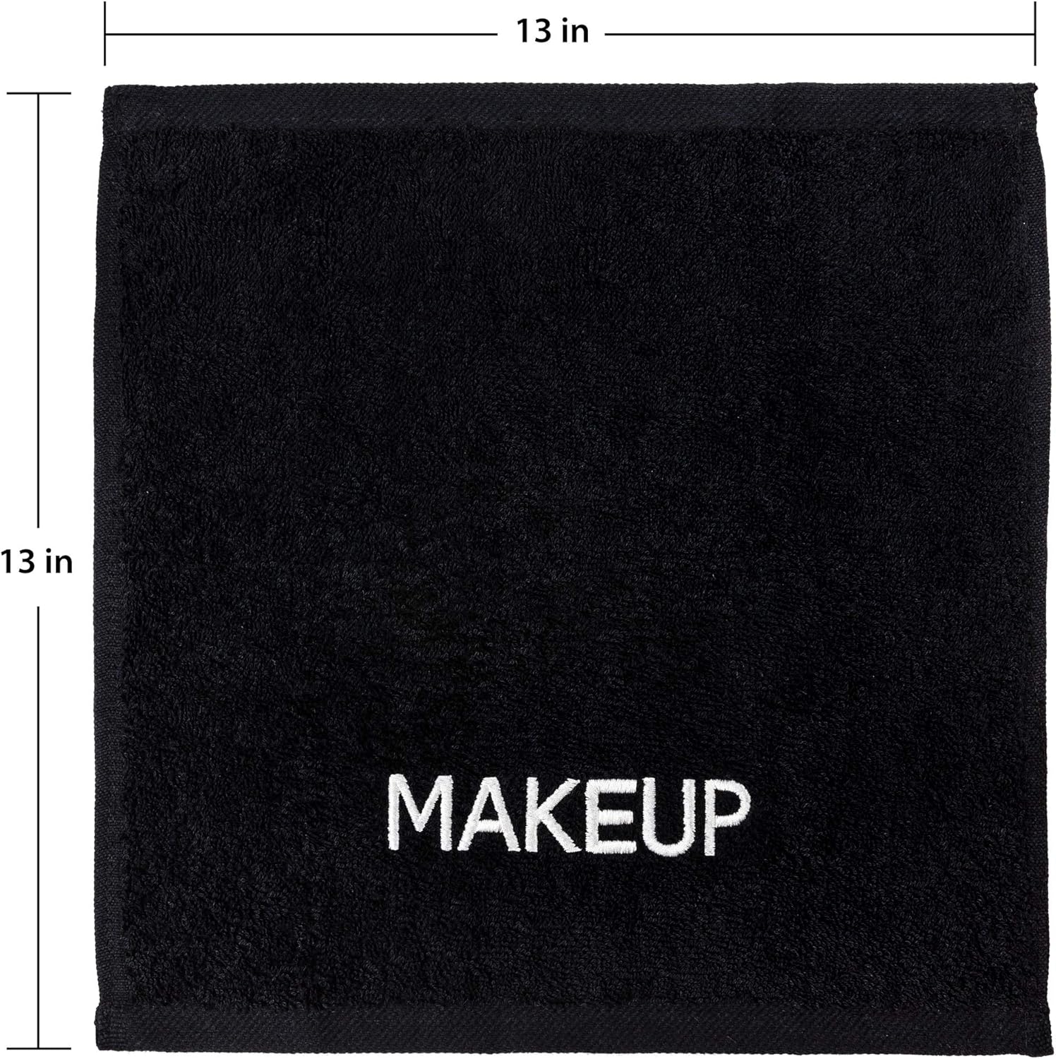 Kaufman – 100% Cotton Makeup Remover Face Towel 6-Pack – 13in x 13in – Reusable Facial Cleansing Ultra Soft and Absorbent Makeup Washcloths : Beauty & Personal Care