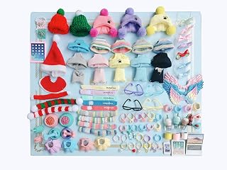 LPSTOYS Accessories 10pcs Random, LPS Accessories Pet Collars Laptops Cellphones Glasses Bones Drinks Earrings Skirts Clothes Outfit Set Fit LPS Dogs And Cats Doll House Kids Gift