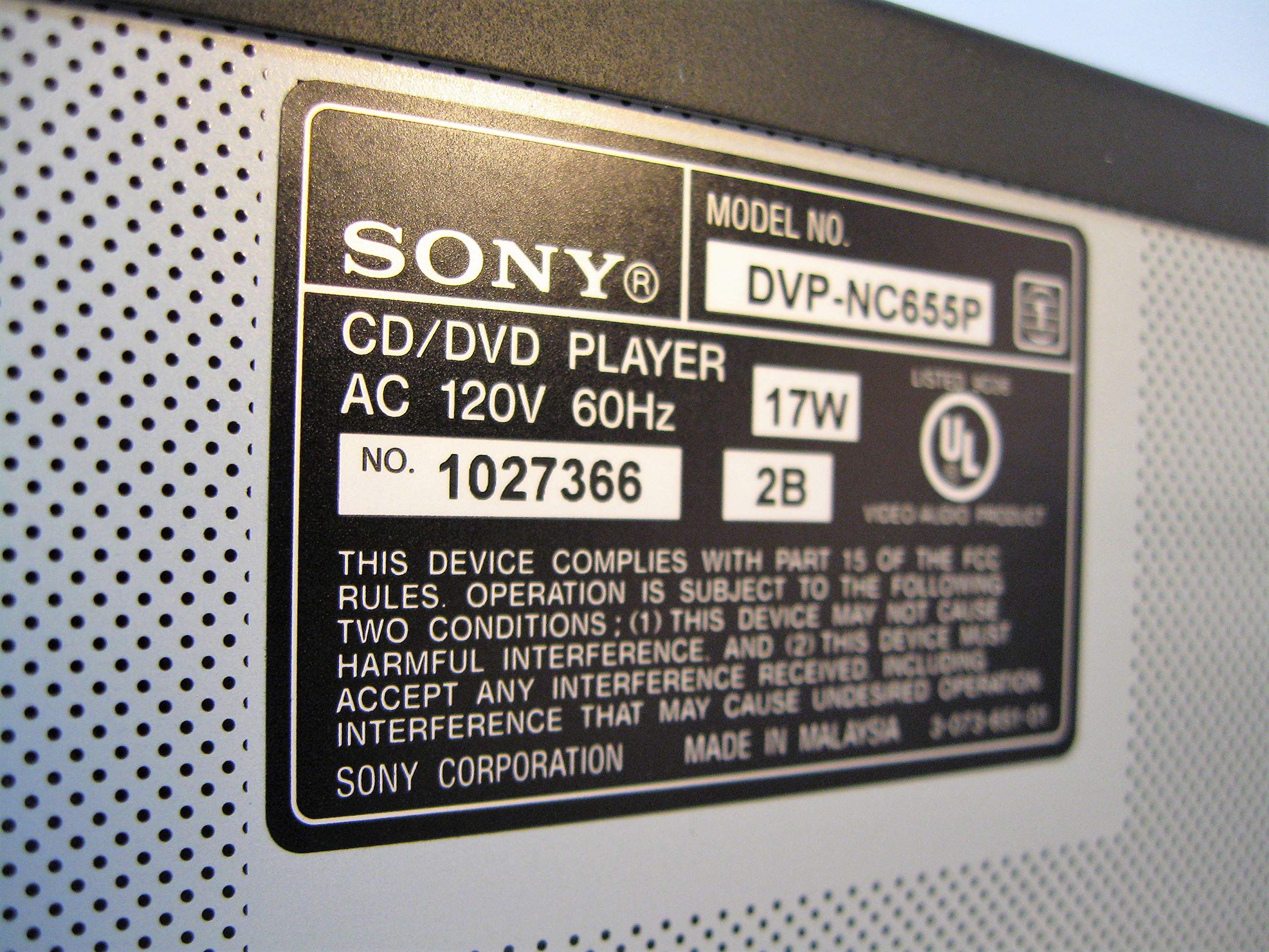 cocoaX55 53,54,56,57,58,60 DVD＆CD Sony DVP-CX985V 400-Disc Explorer Mega DVD Changer Player (2005