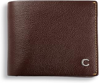 Contacts Wallet for Men Leather Original | Stylish Purse with RFID Blocking | Card Holder Slots ID Window Coin Pocket and ... Price In India