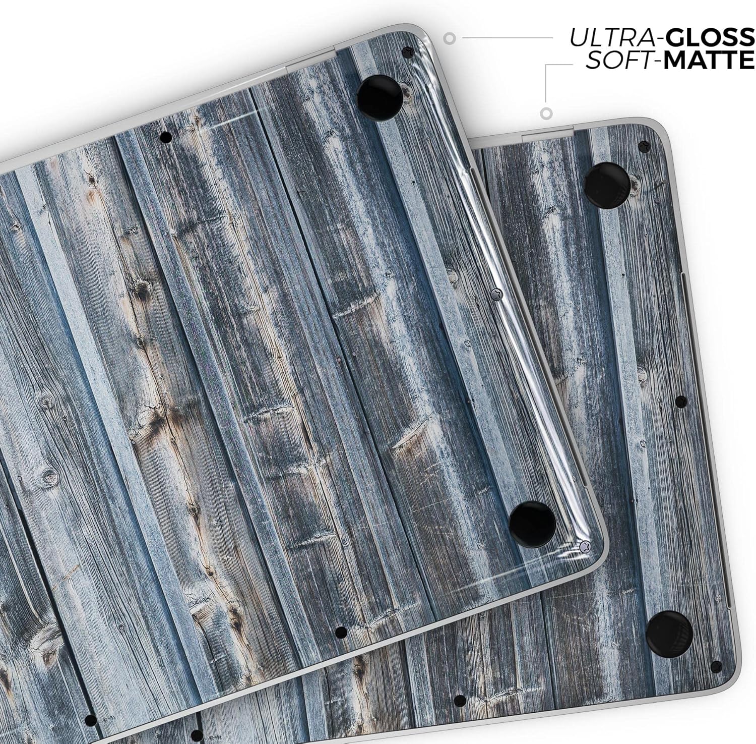 DesignSkinz - Vertical Planks of Wood - Full-Body Wrap Protective Decal Skin Kit Compatible with MacBook 16" Pro M1 (A2485)