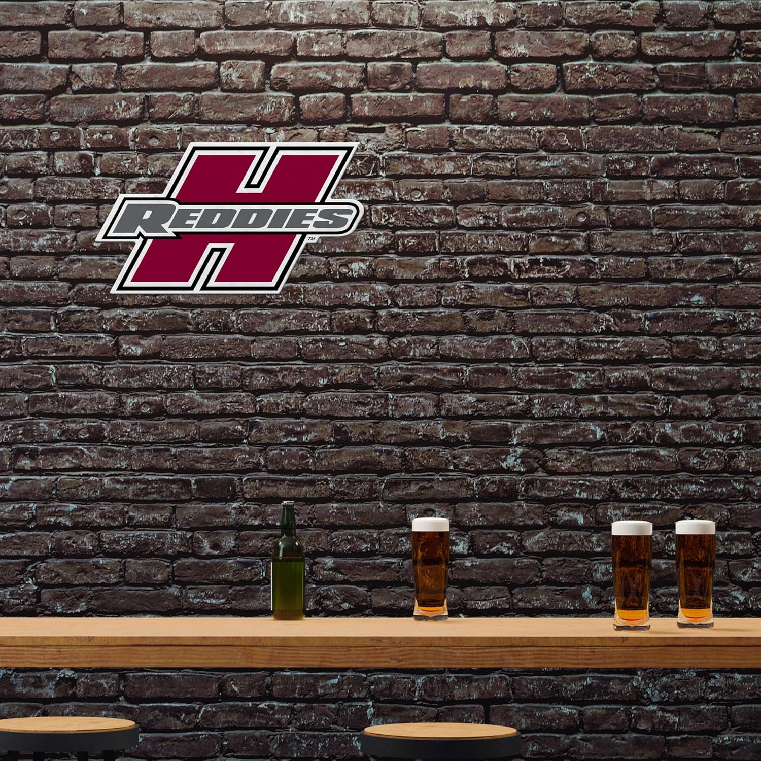 Rico Industries NCAA Henderson State Reddies Shape Cut Pennant - Home and Living Room Décor - Soft Felt EZ to Hang - Image 2