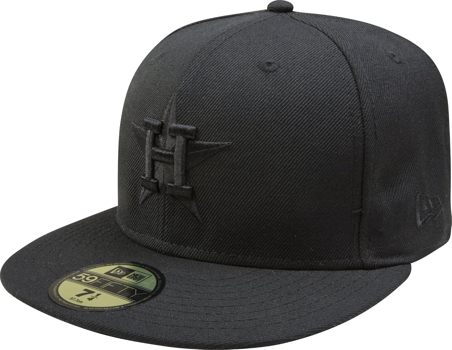New Era Men's Houston Astros Cooperstown Black 59FIFTY Fitted Cap