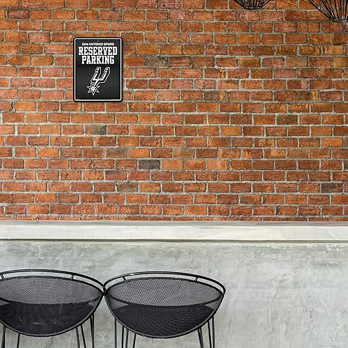 Miniatura 2 de Letrero de estacionamiento de metal de baloncesto de la NBA de 8.5 x 11 pulgadas, ideal para cueva de hombre, dormitorio, oficina, decoración del