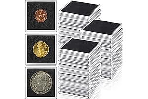 Conserv Safe Round Coin Cases for Collectors (2" x 2")