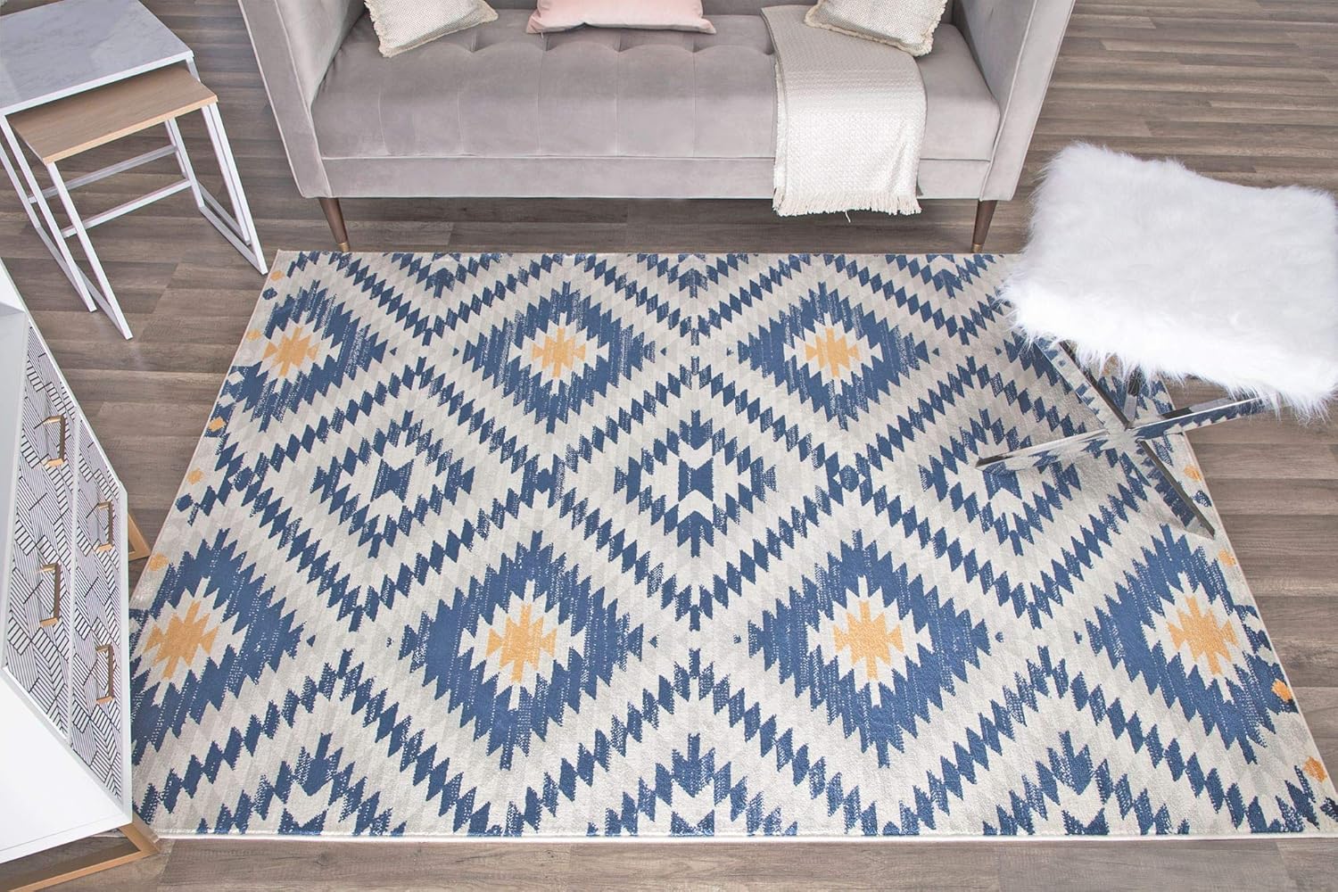 Rugs America BR30C Kilim Honey Moroccan Tribal Area Rug 2' x 4'