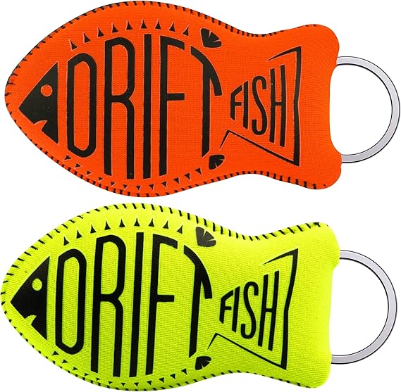 DriftFish Floating Neoprene Boat Keychain Key Float Jumbo