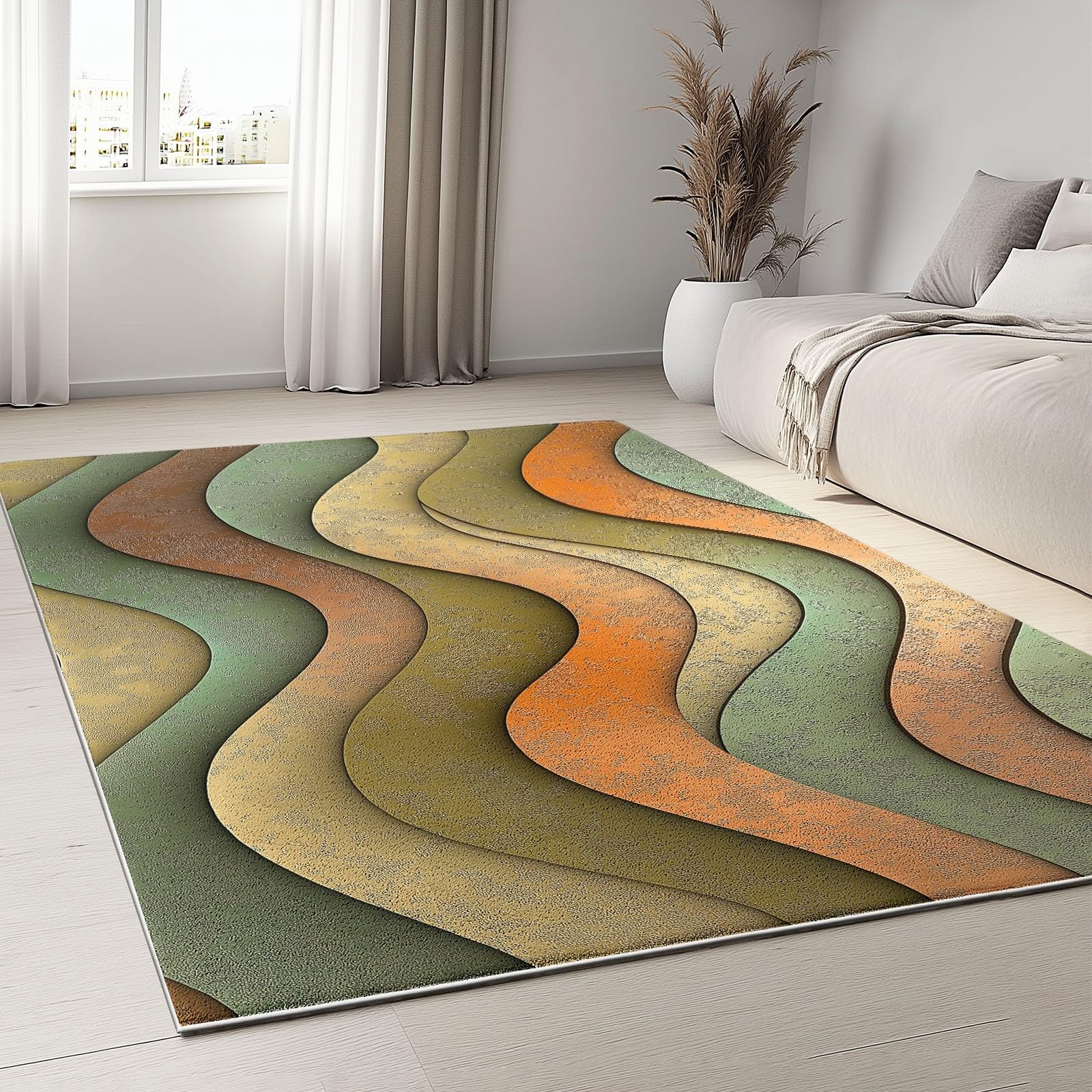 Tapis de salon antidérapant qui ne glisse pas pour sécuriser le bureau et séjour