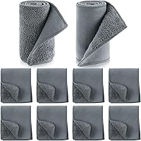 Vista 8 de 10 piezas de kit de paños para pulir zapatos con aplicadores para brillo, paños de limpieza para zapatos de cuero y botas, paños de microfibra