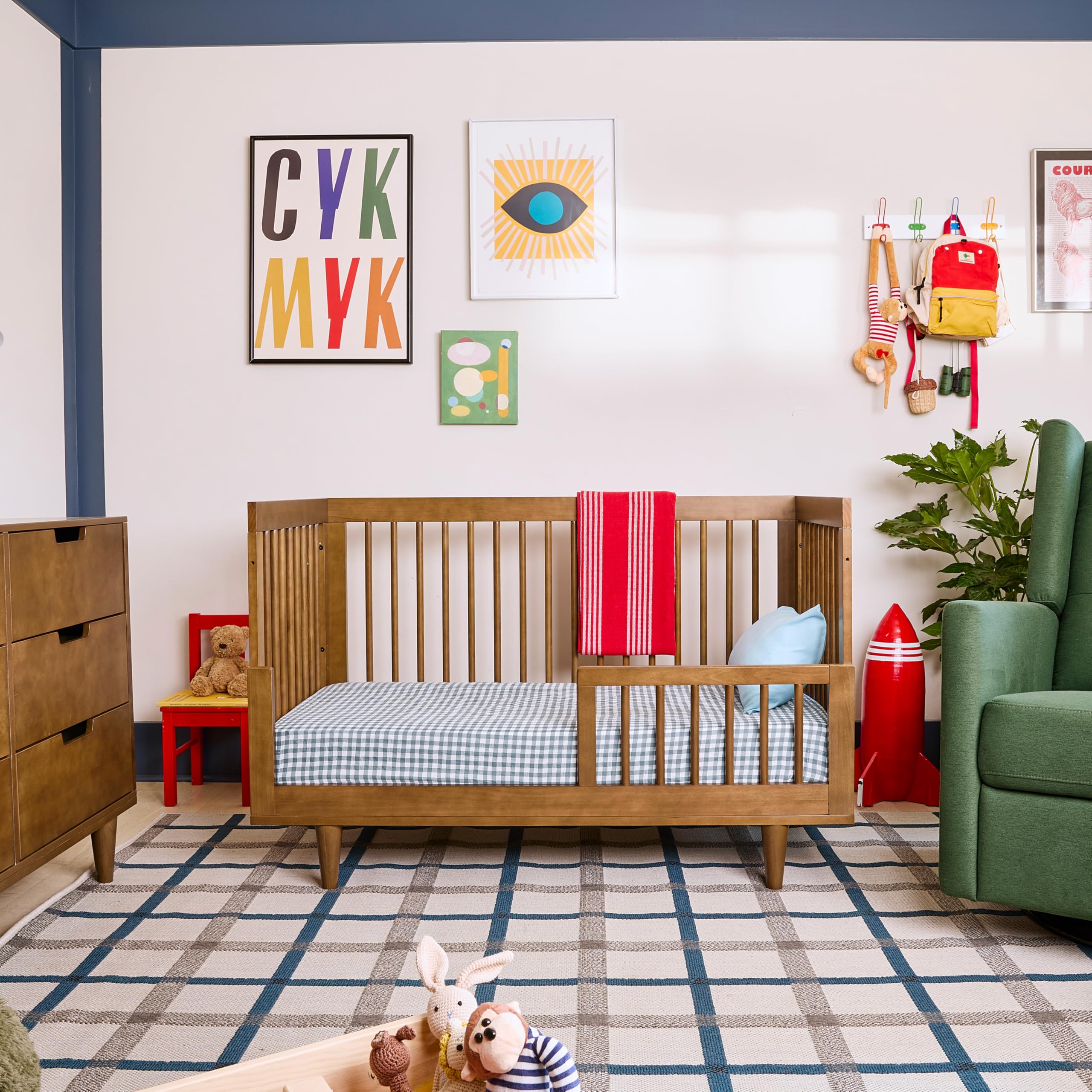 Amazon.com: Davinci Marley 3-in-1 Convertible Crib in Walnut
