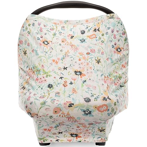 Miniatura 19 de Parker Baby - Funda de asiento de automóvil 4 en 1 para niñas y niños, toldo elástico para asiento de automóvil, funda de lactancia, funda para