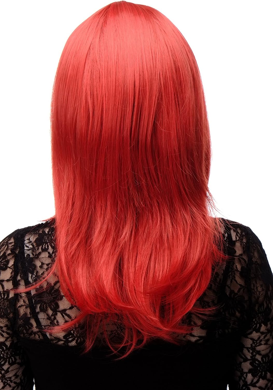 WIG ME UP 3003-137 Lady Quality Wig long medium length naugthy long bangs (can part to side) straight layered bright mixed red approx 19,5inch - Image 5