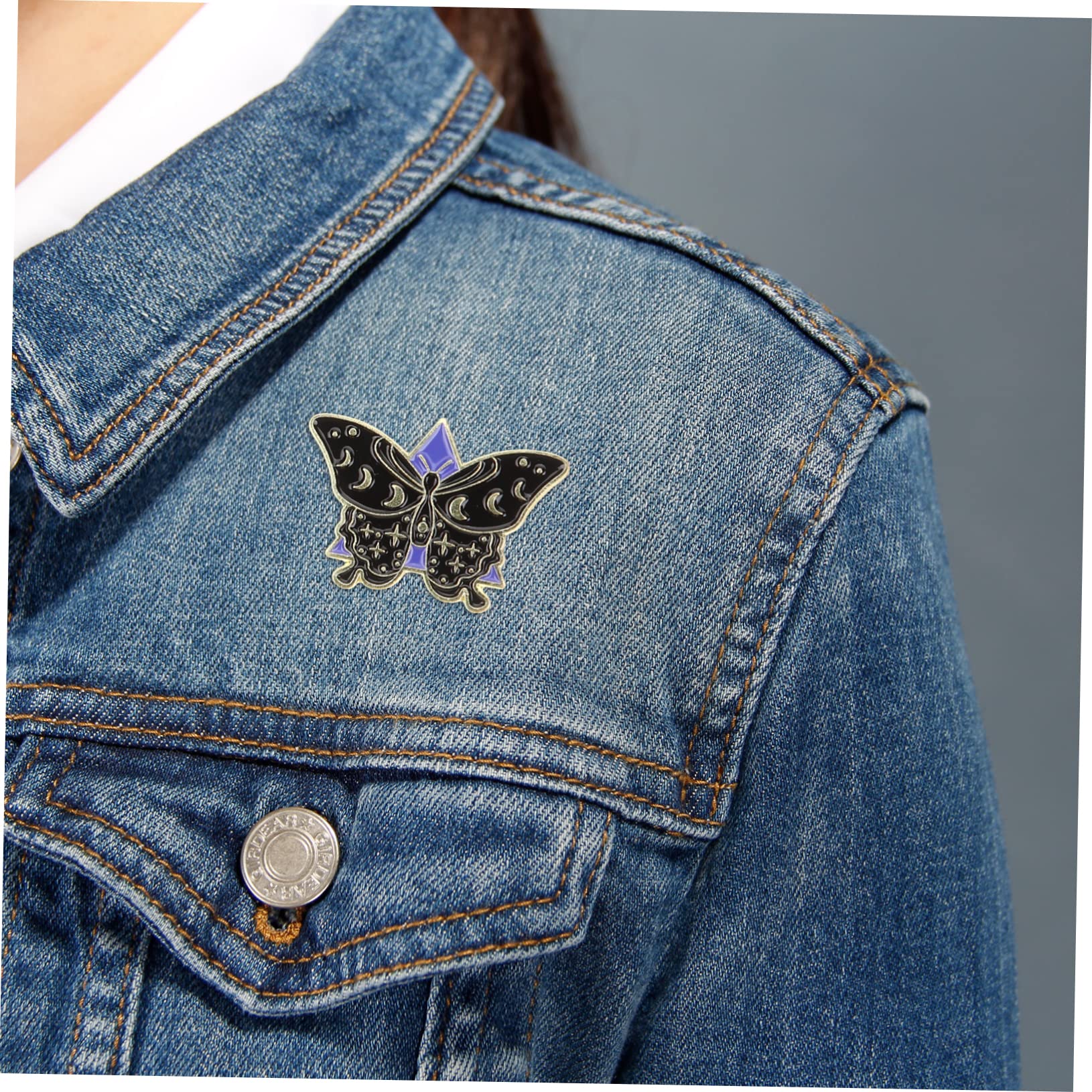 SHERCHPRY Schmetterling Emaille Brosche Tierbrosche Dekorative Schalklammer Schalnadel Aus Emaille Brosche Weihnachten Bastelzeug Kleidung Brosche Schal Brosche Legierung