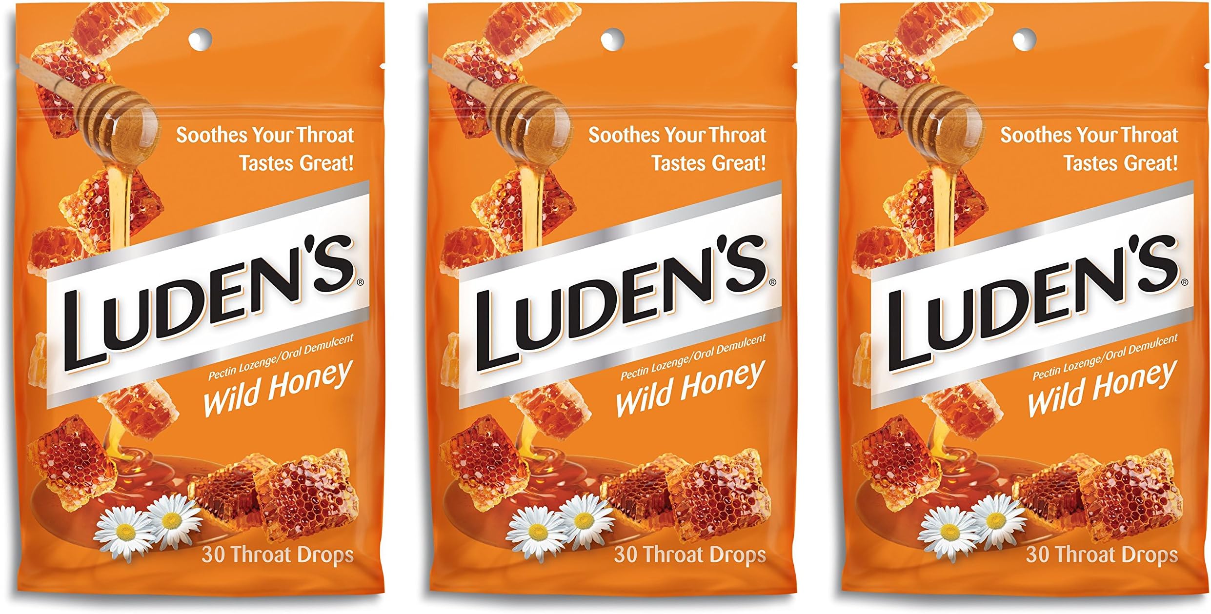 Honees Honey Filled Cough Drops 20Piece Pack of 12