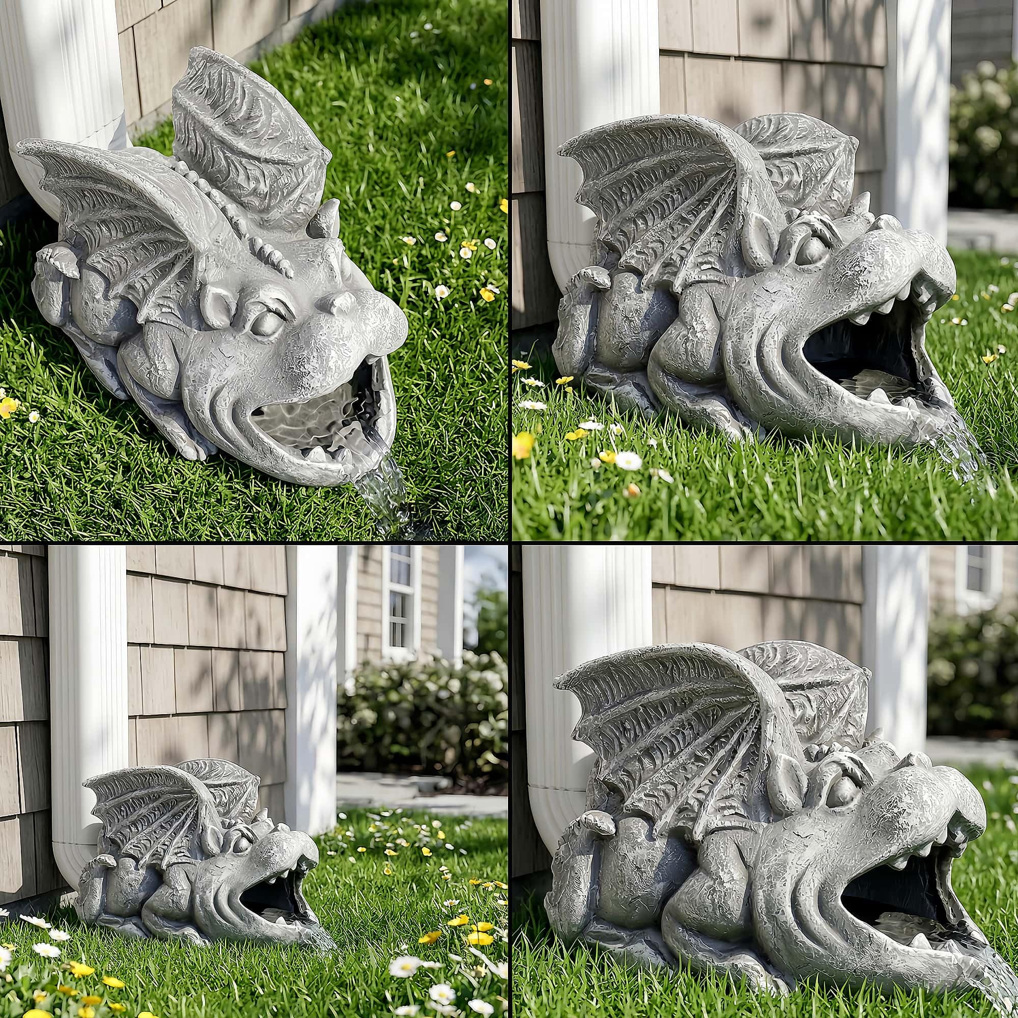 Amazon.com: Noegrus Gothic Gargoyle Gutter Splash Guard & Block, 3  display picture 1
