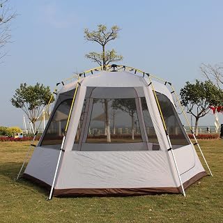 Carpa Plegable para 5-9 Personas al Aire Libre Instant Pop Up Tienda de campaña Impermeable automática portátil con toldo para Senderismo Picnic