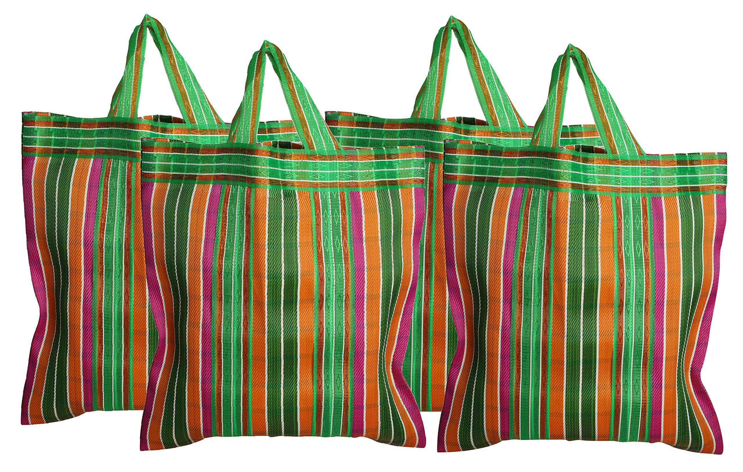 Bag2Basic#23 Reusable Nulticolour Nylon Shopper Bag 16 x 15 Inch