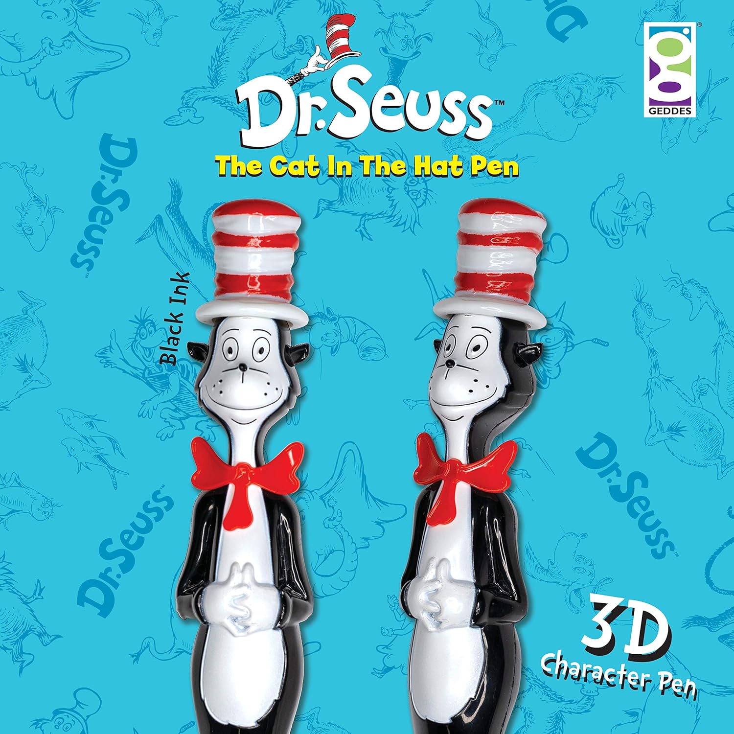 Raymond Geddes Dr. Seuss Cat in the Hat Pen (Pack of 12)