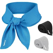 New Upgraded Cooling Neck Wraps, Neck Coolers for Hot Weather, Leak-Proof Solid Cooling Gel, 360&deg; Full-Wrap, Cool Relief - Head, Neck, Wrists...