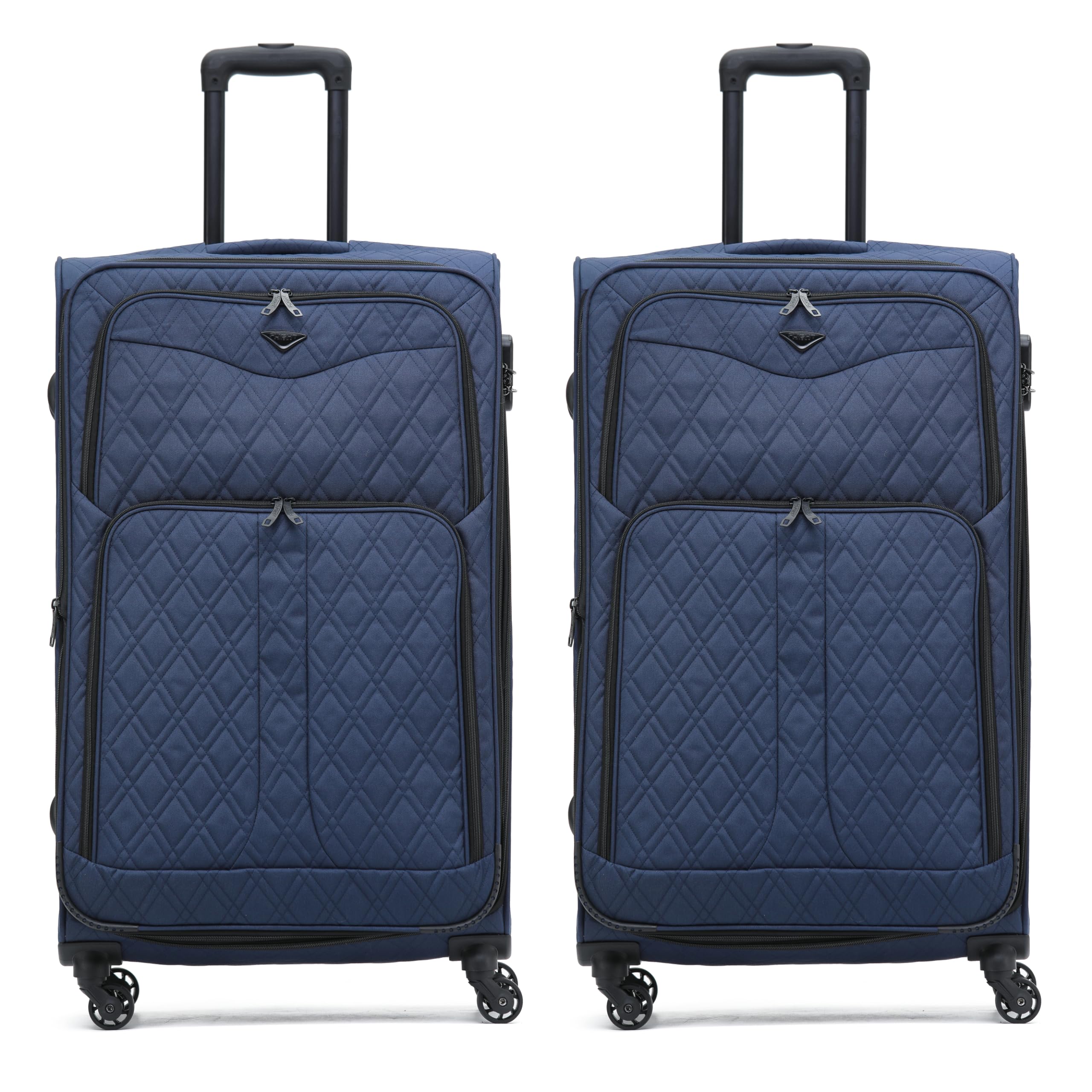 Flight Knight Lightweight 4 Wheel 800D Soft Case Suitcases Anti Crack Cabin & Hold Luggage Options Approved for Over 100 Airlines Including easyJet, BA & Many More! — view 89