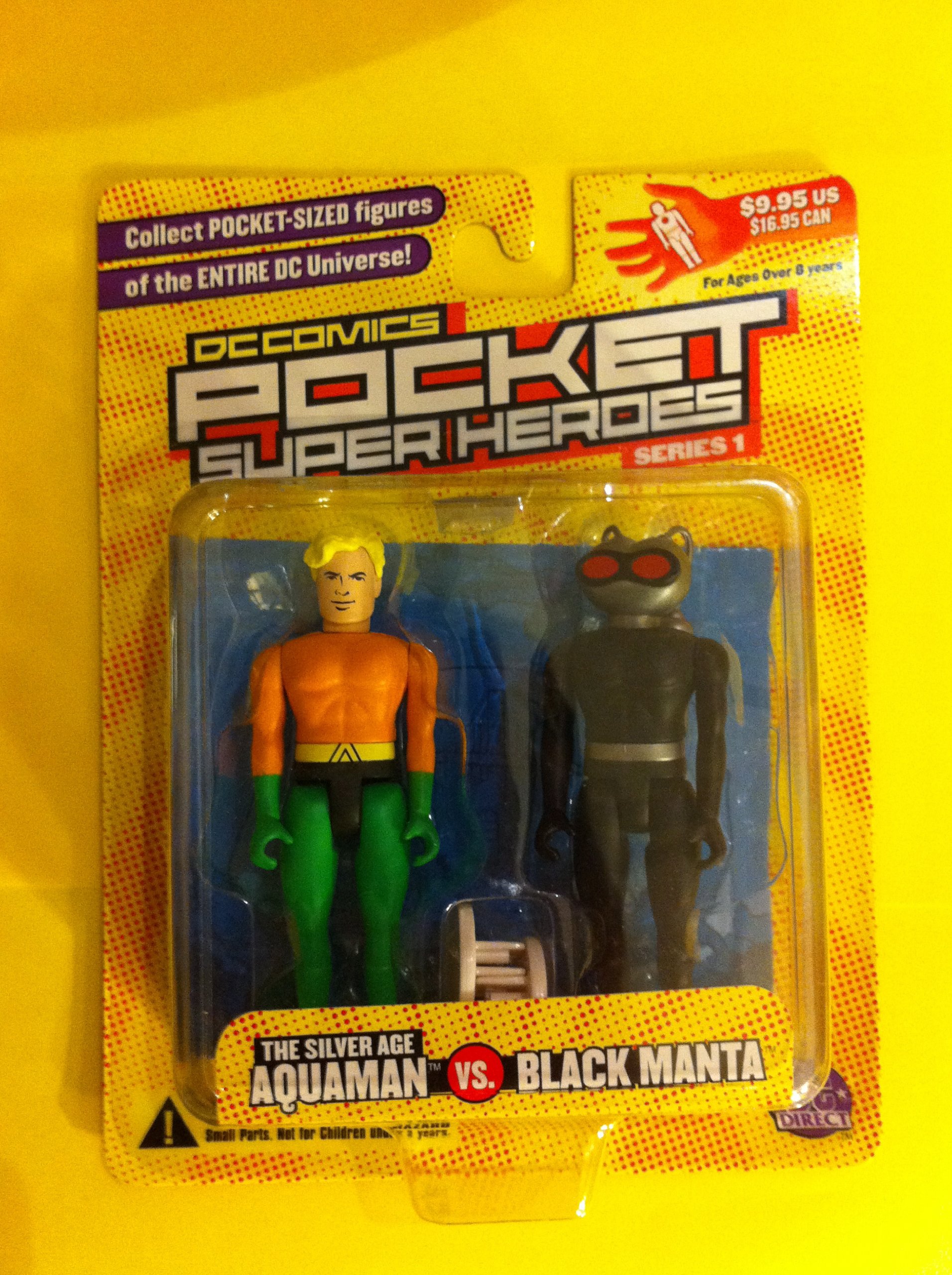 DC Direct Silver Age Aquaman and Black Manta DC Comics Pocket Super Heroes Collection