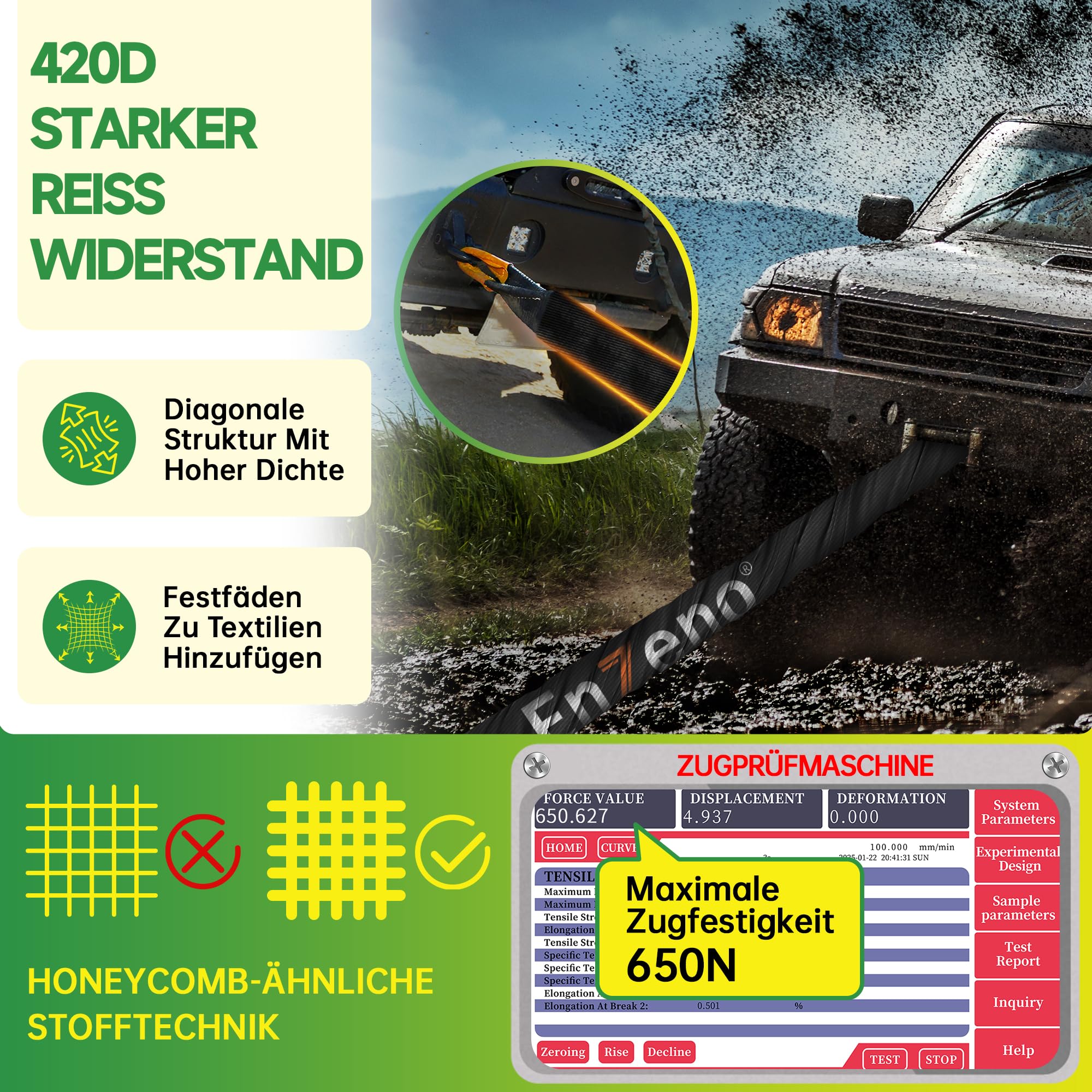 Enzeno Funda Mesa Exterior Impermeable,Cubierta Muebles Impermeable 180x120x74cm,Funda Conjunto Jardin Exterior Aplicable a Mesa y Sillas,Anti Viento, Anti UV - 4