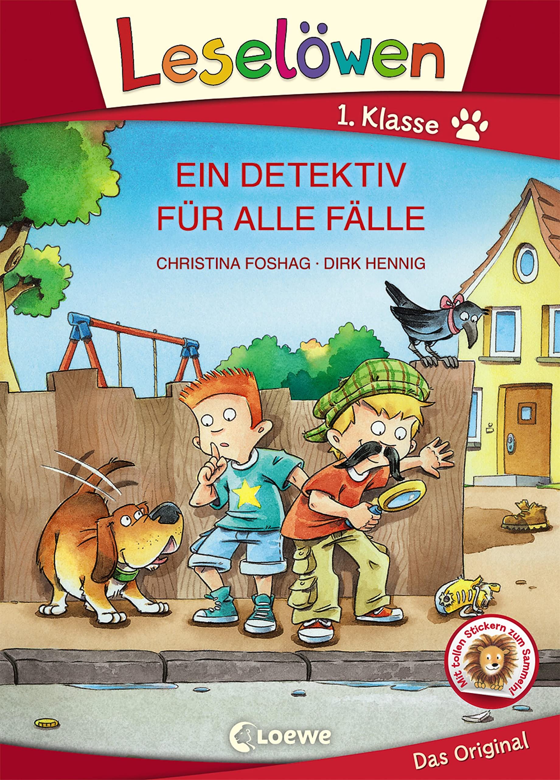 Leselöwen 1. Klasse - Ein Detektiv für alle Fälle: Erstlesebuch für Kinder ab 6 Jahre - Großbuchstabenausgabe