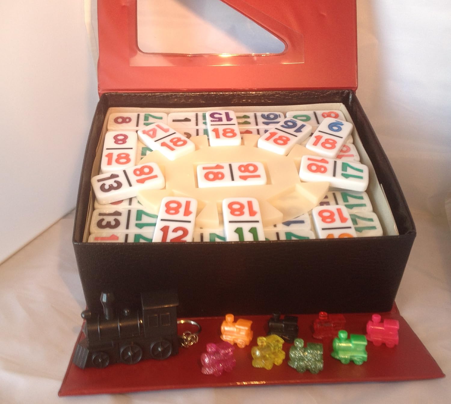 Amаzоn Crаzу 🔥 Dеаlѕ CHH Double 18 Professional Sized Mexican Train Dominoe Set