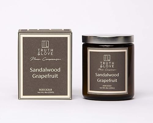 Miniatura 2 de Truth  Love Beauty Sándalo Pomelo Body Scrub  Exfolia alivia la irritación y picazón antioxidantes vitaminas y aceites esenciales promueven la salud