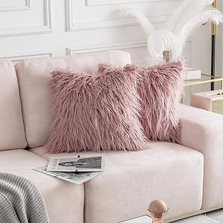 dusty rose pillows