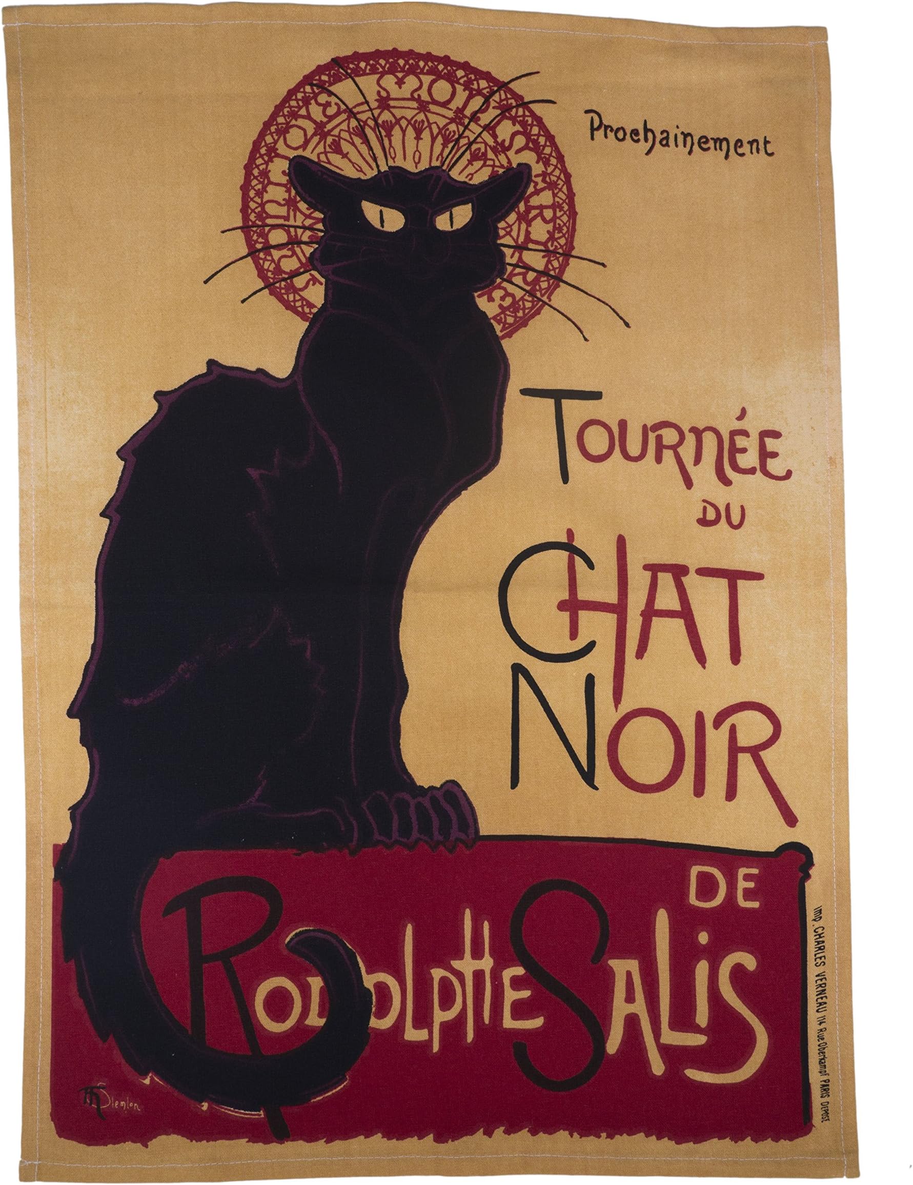 French Classics Kitchen Towel 44 x 62 cm Chat Noir