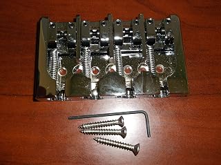 Hipshot A Brass Bridge For Fender American Deluxe Bass - BLACK