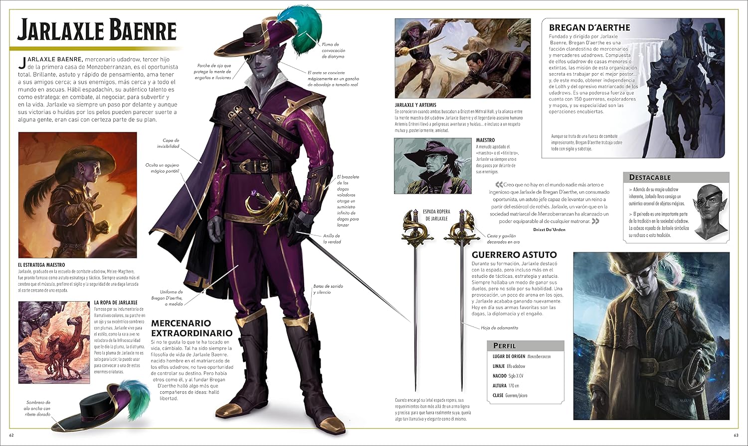 Dungeons & Dragons: La leyenda de Drizzt (The Legend of Drizzt): Diccionario visual (Spanish Edition)
