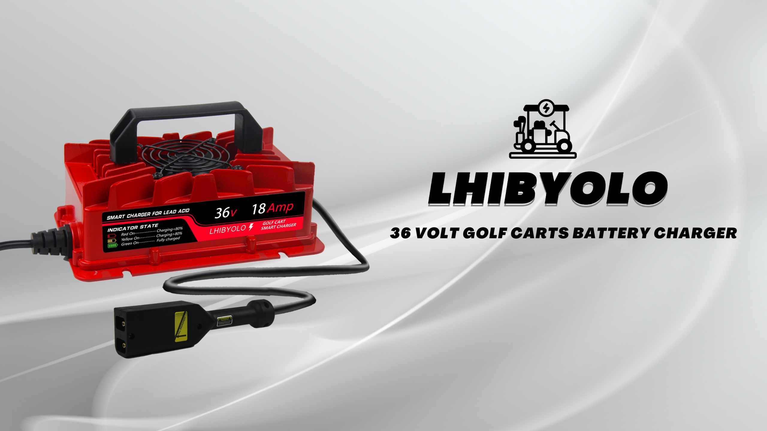 Amazon.com: LHIBYOLO 36V Golf Carts Battery Charger for 18 AMP