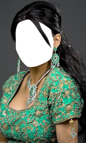 Montagem indiana da jóia do casamento