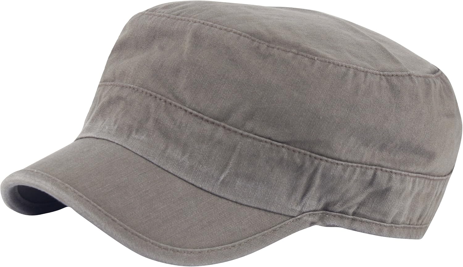 RaOn A204 Wrinkle Plain Empty Short Bill Washing Army Cap Golf Club Cadet Military