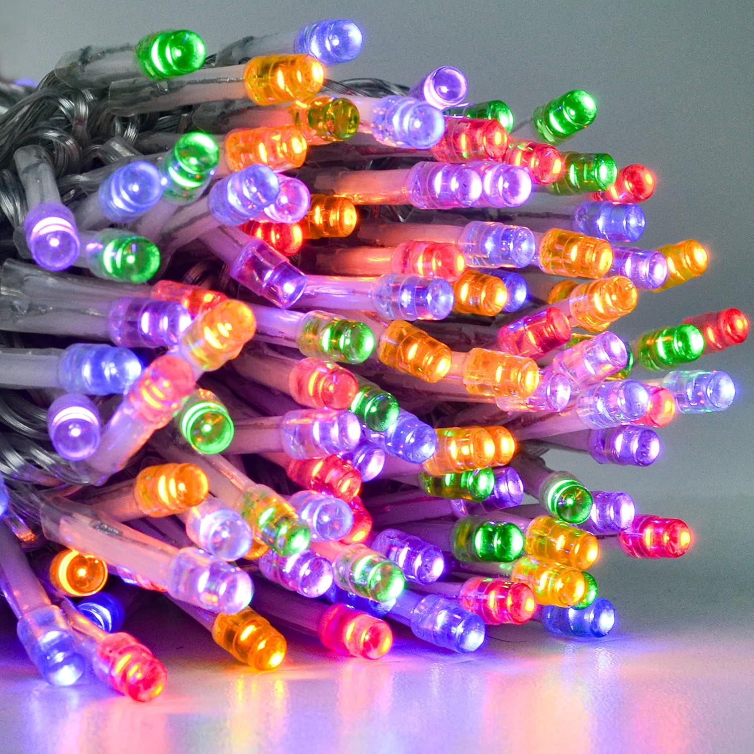 300 LED String Lights, 108.6 Ft Xmas String Light 8 Modes Plug-in Waterproof Mini Lights for Indoor and Outdoor, Holiday Christmas Tree Wedding Party Bedroom Decorations (Multicolor)