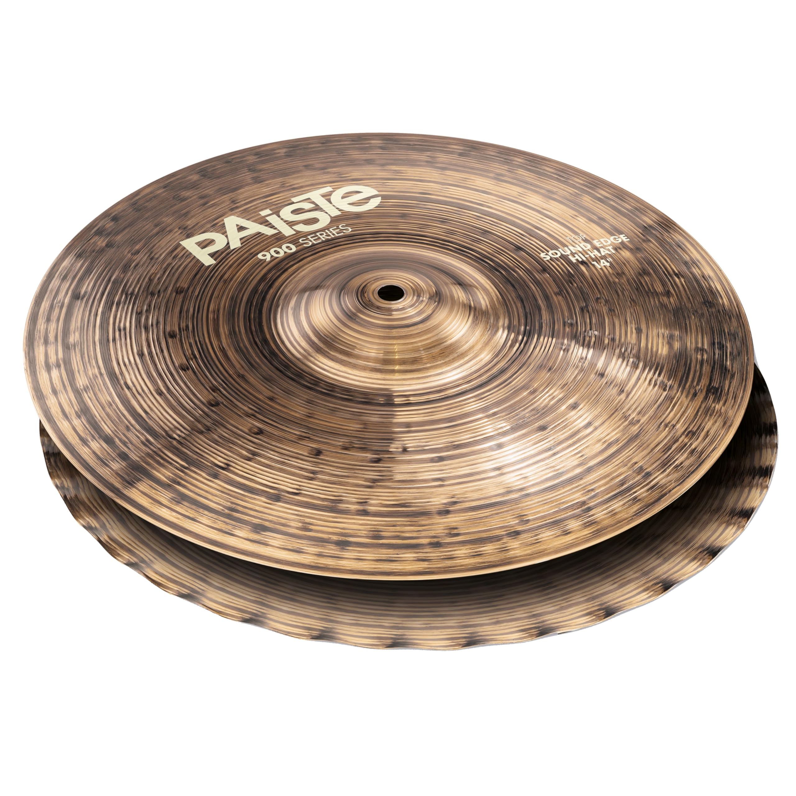 Amazon.com: Paiste 14 Inches 900 Series Sound Edge Hi-Hat Cymbals