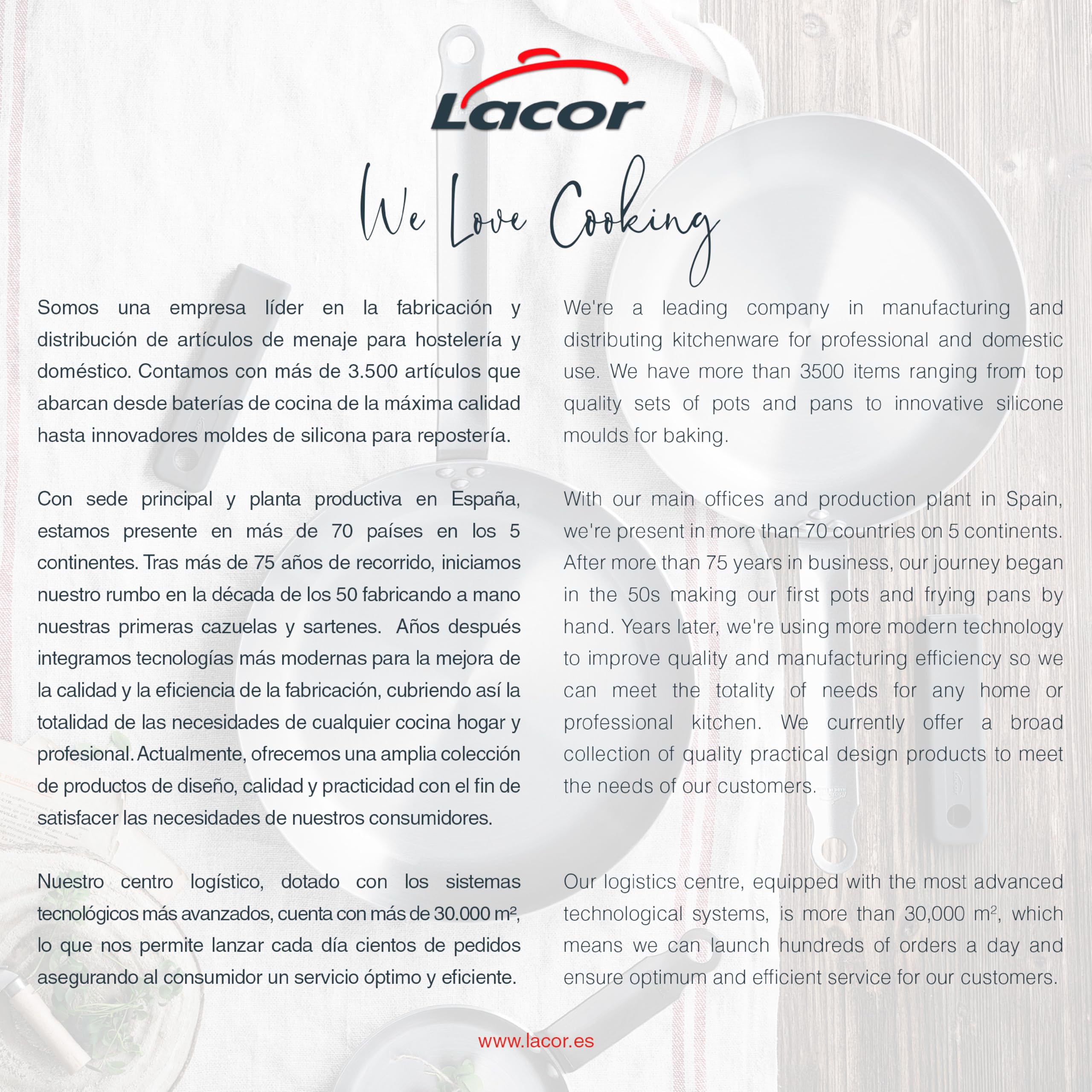 Lacor - 45829 - Crepera Foodie, Acero inoxidable 18/10, Sin PFOA, Mango Ergonómico, Fondo Termodifusor Sandwich, Apta para Inducción Y Apta para Lavavajillas, Ø28 cm
