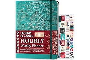 Legend Planner PRO Business Agenda, Hourly Schedule 2020-2021