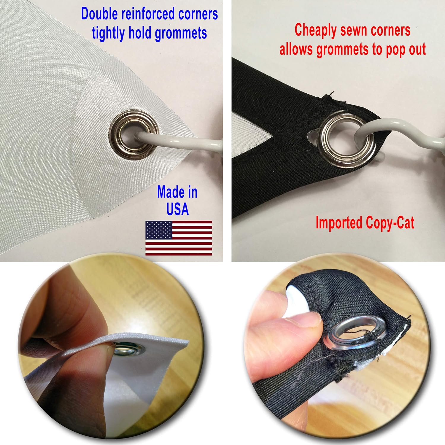 Buу 1 gеt 1 🔥 120” inch Portable Spandex Projector Screen. Complete Kit Includes 5’x9’ Stretch Fabric Material & Hardware for Indoor or Outdoor Back Yard Movie Screen use. 3D DLP Ready with Both Front & Rear Projection Capability (unlike Blackout Cloth)