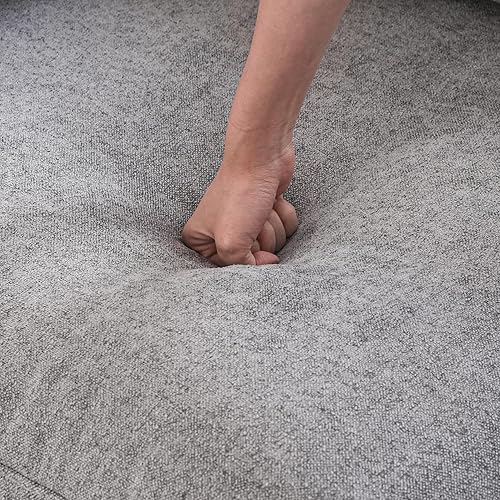 Miniatura 6 de Sofá modular Cloud de 160.6 pulgadas con cojín grueso, sofá minimalista ancho de 5 plazas, sofá convertible de asiento profundo para sala de estar