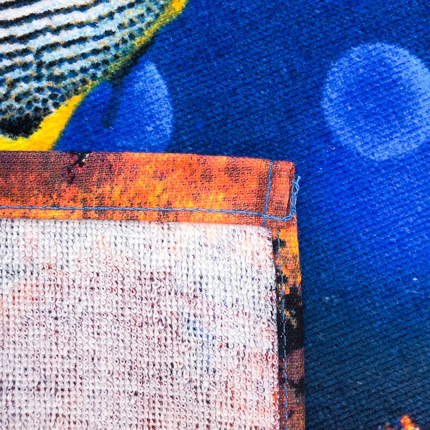 Beachland Turtle Beach Towel 55 x 68 inch Fishes Underwater Sunset Tropical Beach Blanket 100% Cotton Extra Large Family Size (1 Towel, Turtle Reef)