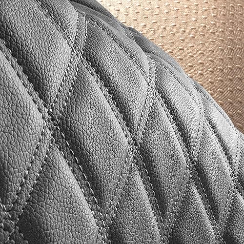 Miniatura 6 de FH Group Juego de Cojines de Asiento Trasero de Automóvil de Cuero Sintético Cojines de Asiento Automotrices - Ajuste Universal, Cojín de Asiento