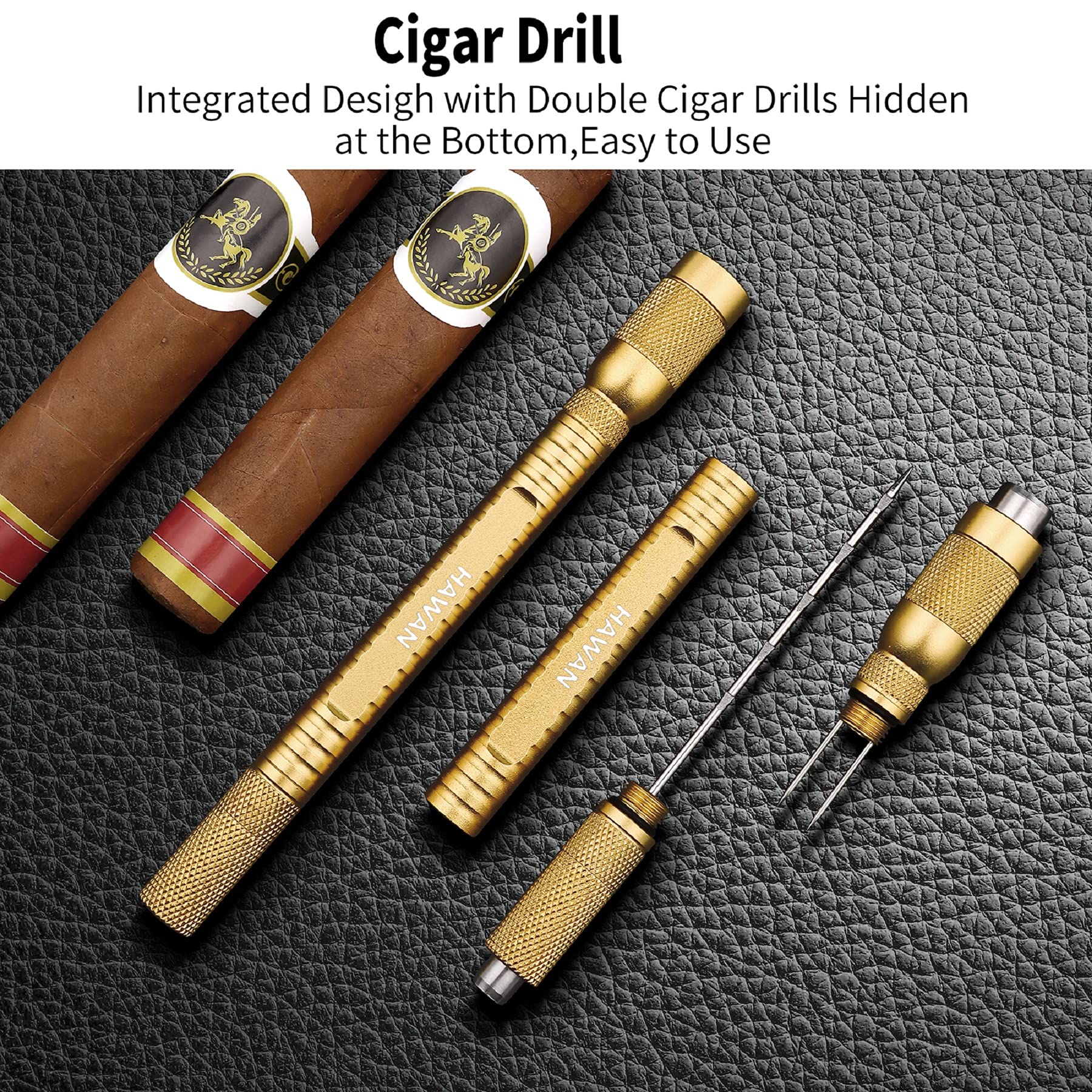 Cigar Punch Tool | Perfect, Smoother Draw Enhancer With Sharp Prongs For Piercing Stainless Cutter Accessory Alternative Cigar Pick Made With The Finest Aluminum Steel Prongs Silver - View #8