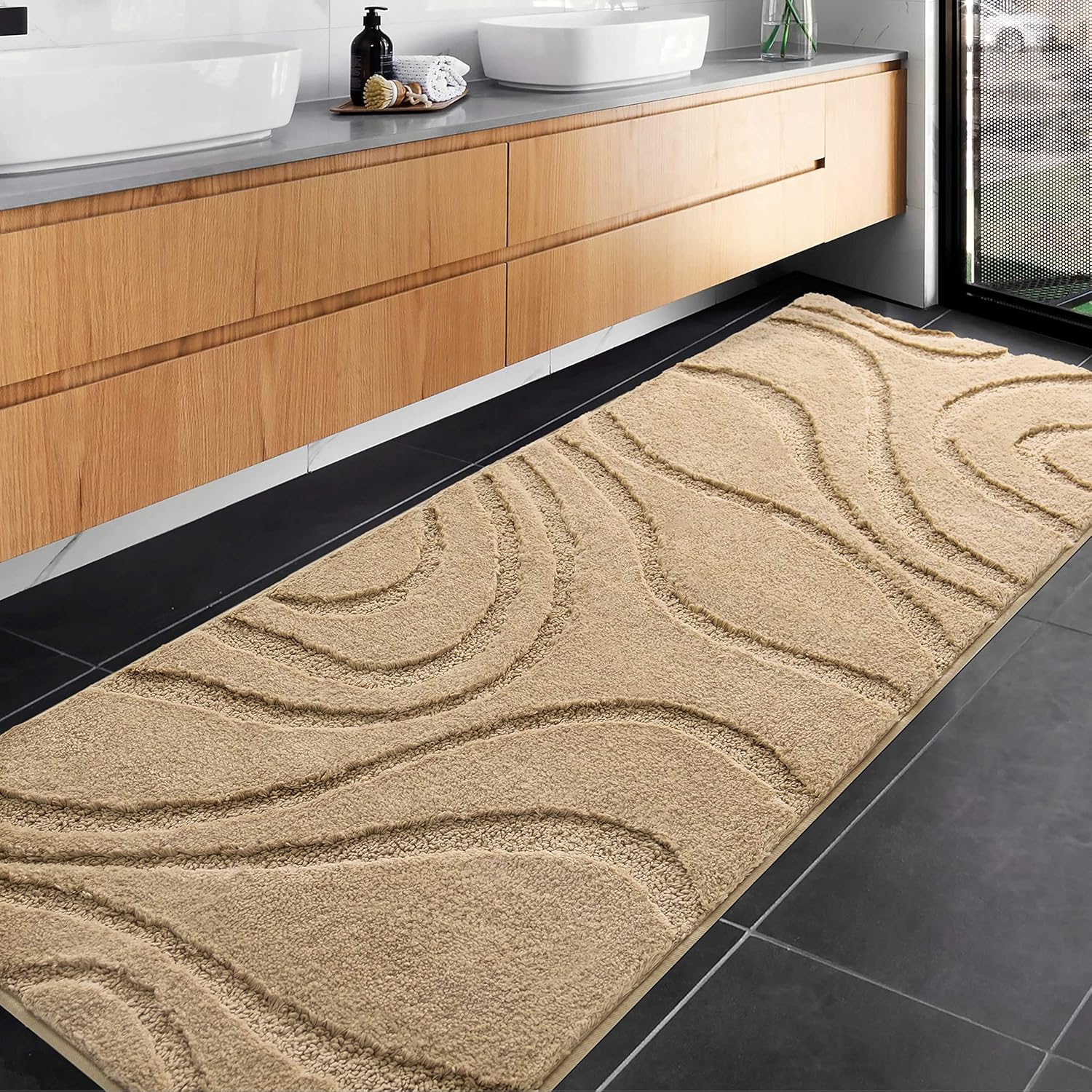 Amazon.com: DEXDE Bathroom Rugs Runner 24 x 60 Inch, Extra Long ...