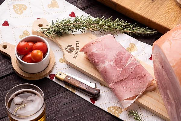 Moretti® Prosciutto Cotto | 2.1 Kg | Alta Qualità | Senza Glutine E Lattosio | Ideale Per Affettatrice Elettrica | Prodotto In Calabria - 3