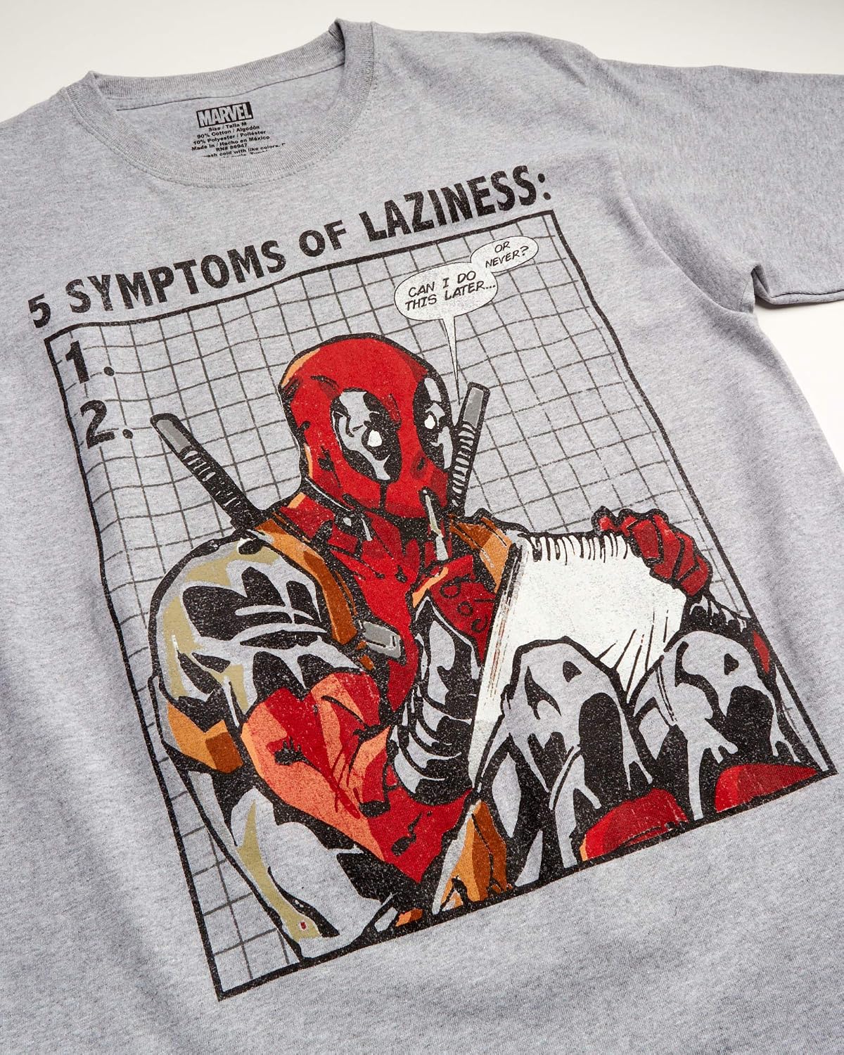 Marvel Comics Men's 2 Pack Avengers & Deadpool T-Shirts - Cotton Short Sleeve Superhero Graphic Tee