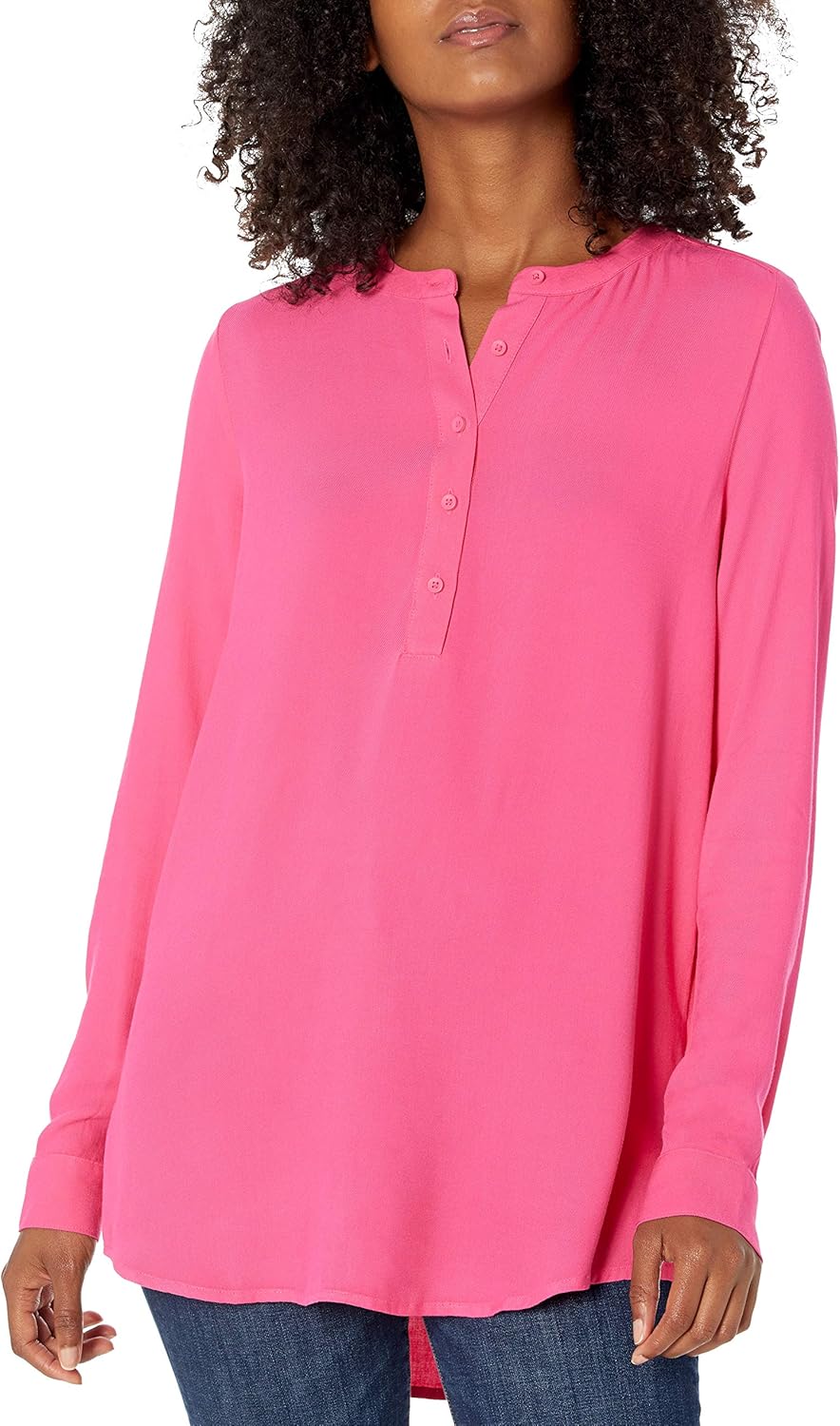 Amazon Essentials Women's Long-Sleeve Woven Blouse